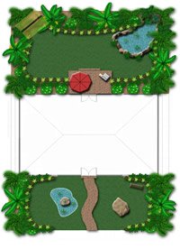 Tropical Garden Plan Detail